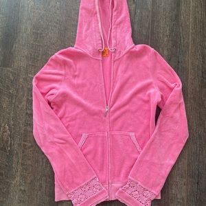 Juicy Couture Terry Cloth Hoodie Small